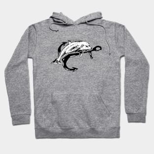 Dolphin on anchor Hoodie